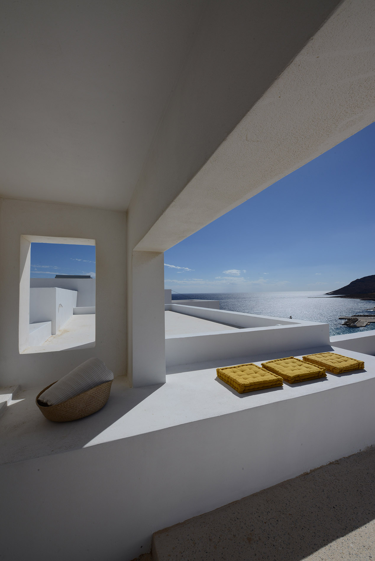 Cycladic architecture detail